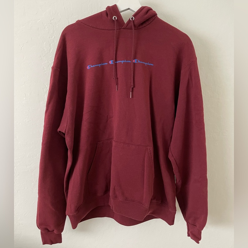 Champion Eco Triple Script Hoodie